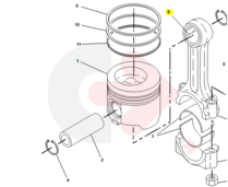 POUZDRO OJNICE CAT 2W0027